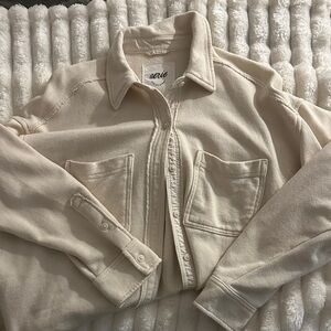 Aerie Cream Button-Up